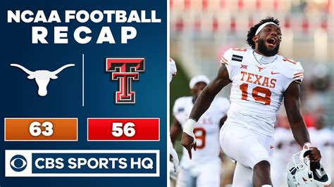 #8 Texas vs Texas Tech Recap: Longhorns rally to beat the Red Raiders ...