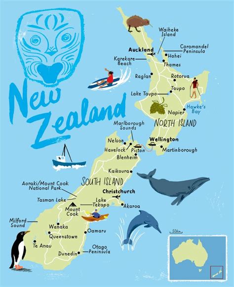 New Zealand map by Scott Jessop. - New Zealand map by Scott Jessop. - # ...