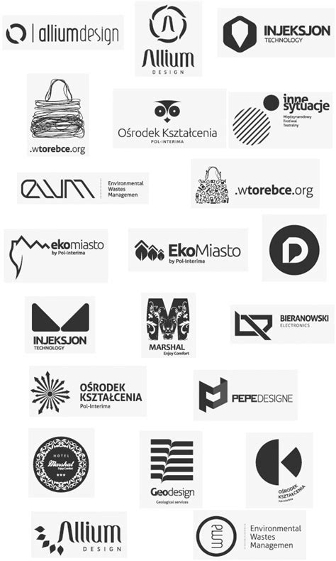 Logo Design Inspiration - Graphics by Michał Stróż