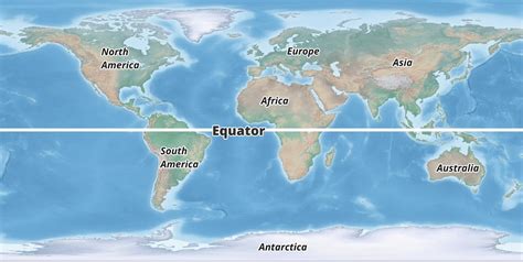 Map Of Earth With Equator - Fiona Knox