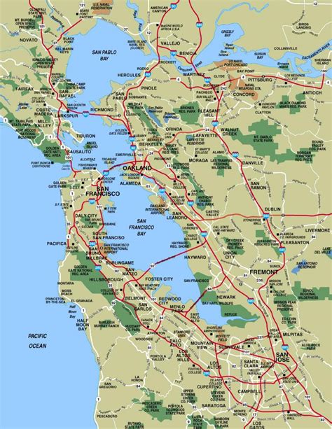 Silicon valley companies map - Silicon valley startup map (California ...