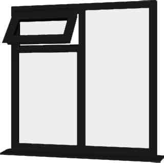 Black UPVC Windows