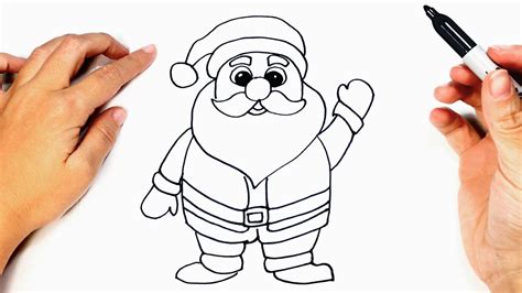 Santa Claus Easy Drawing at GetDrawings | Free download