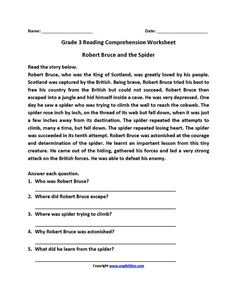 Comprehension For Class 4 Icse - Askworksheet