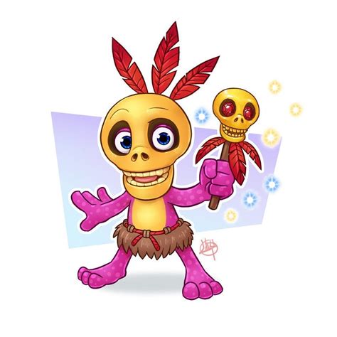 Mumbo Jumbo fan-art by LuigiL : BanjoKazooie