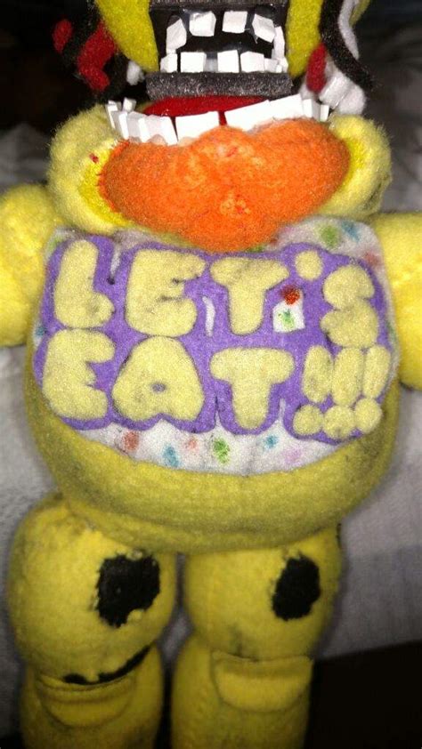 Withered chica plush! | Crafty Amino