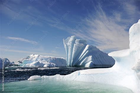 Icebergs, Antarctica Stock Photo | Adobe Stock