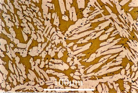 Cu 60, Zn 40 (wt%) brass, Widmanstätten microstructure | Flickr