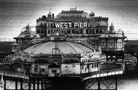 Archive photo of the West Pier, Brighton - The Pier later suffered ...