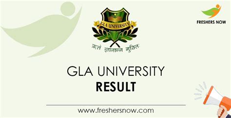 GLA University Result 2023 | UG, PG Sem Results