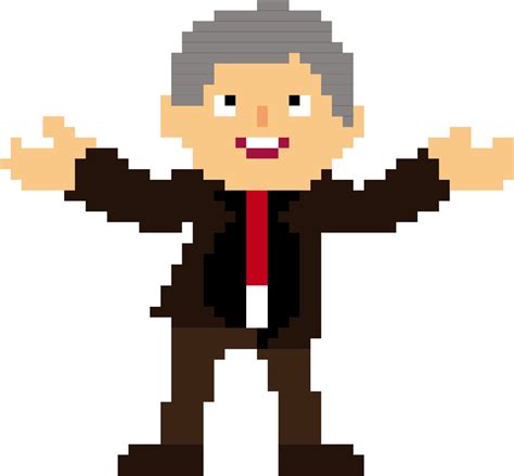 Pixel art illustration of a man. 24331868 Vector Art at Vecteezy