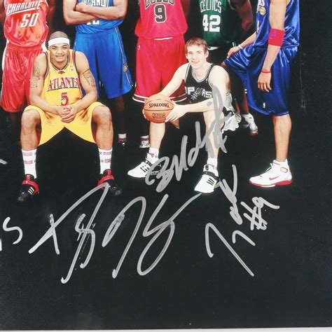 2005 NBA Rookie Draft Class 11x14 Photo Signed By (6) With Dwight ...