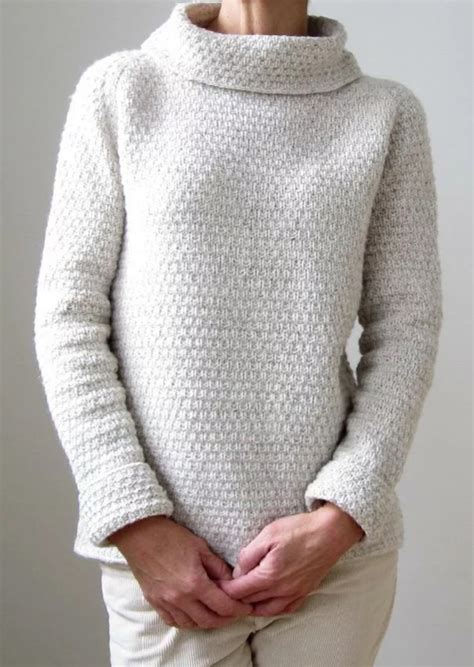 Long Sleeve Pullover Sweater Knitting Patterns- In the Loop Knitting