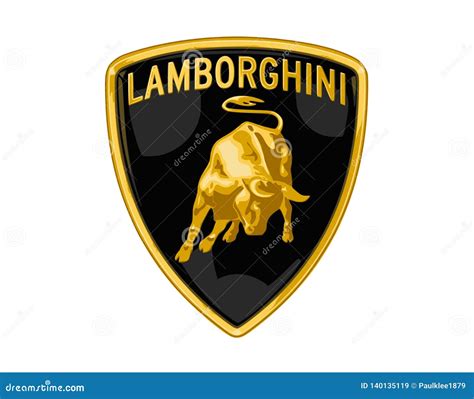 Lamborghini logo vector editorial stock image. Illustration of vector ...