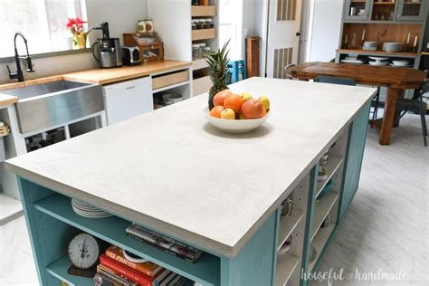 Fast DIY Concrete Countertops in a Day - Houseful of Handmade