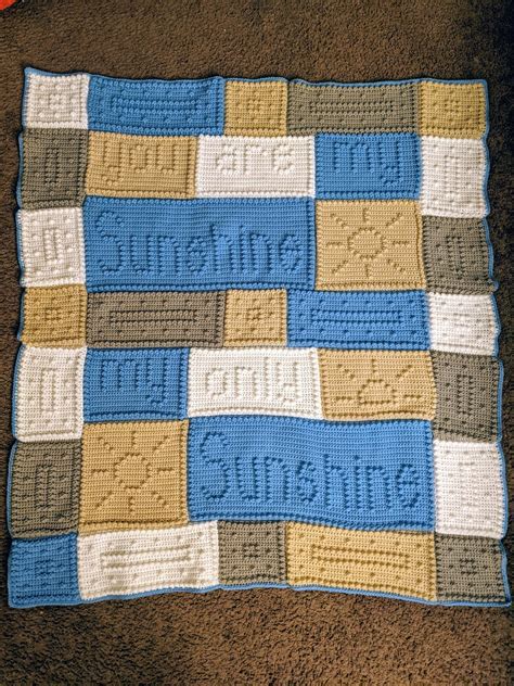 My Finished Sunshine Blanket! : r/crochet