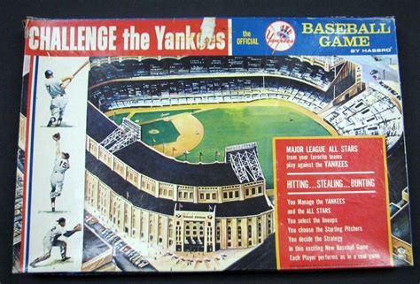 Lot Detail - 1964 Hasbro Challenge the Yankees Complete Board Game