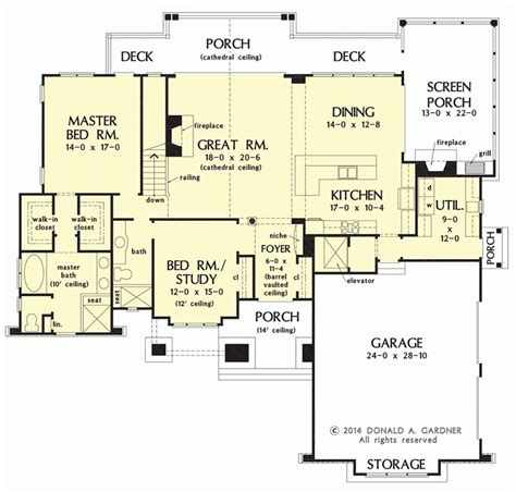 Unique Ranch House Floor Plans With Walkout Basement - New Home Plans ...