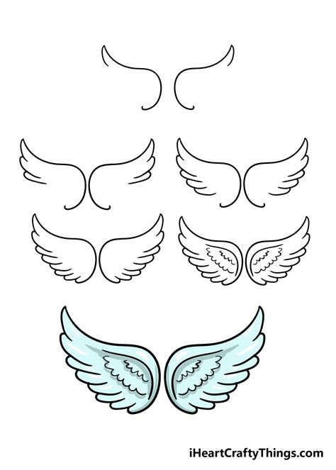 How To Draw Realistic Angel Wings