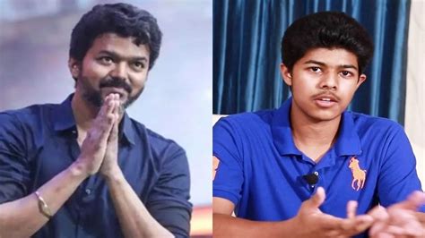 Thalapathy Vijay finally speaks out about his son's debut