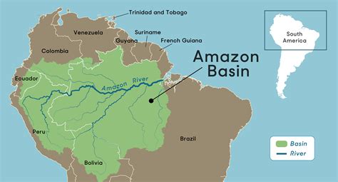 Map Of Amazon Basin