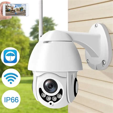 WIFI Camera Outdoor PTZ IP Camera H.265+ 1080p Speed Dome CCTV Security ...