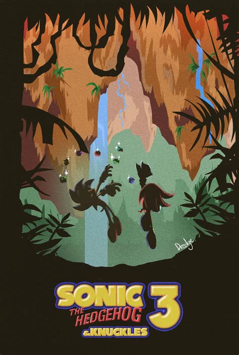 Sonic 3 & Knuckles Movie Poster by @DredgeTh : r/SonicTheHedgehog