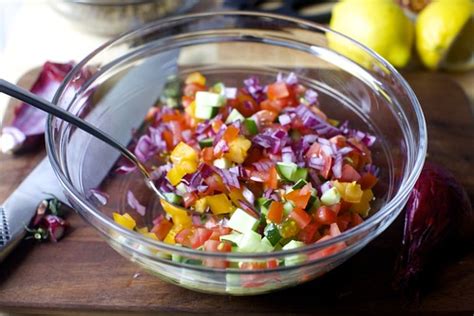 tomato-cucumber relish salad | Crispy Spiced Lamb and Lentil… | Flickr