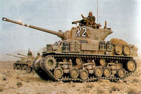 M51 Isherman, otherwise known as the "Super Sherman" It was a heavily ...