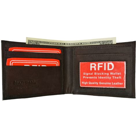 menswallet - RFID Blocking Men's Leather Slim Bifold Wallet RFID 60 (C ...