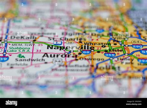 Naperville illinois map hi-res stock photography and images - Alamy