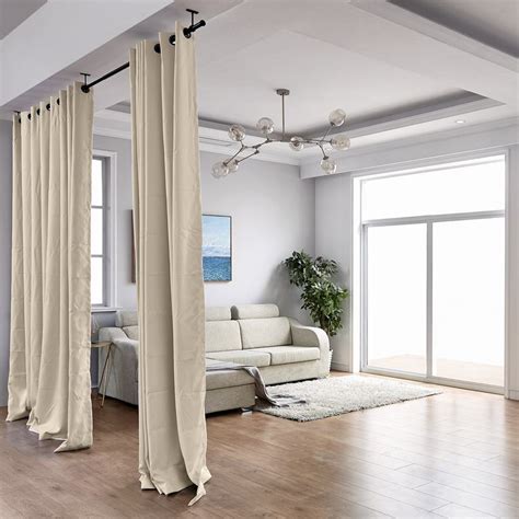 room divider, room divider curtain, room divider curtain rod