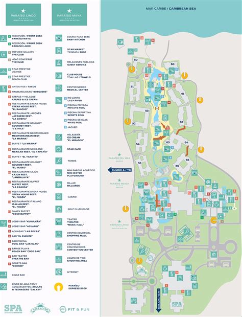 Resort Map | Iberostar Selection Paraiso Maya Suites | Riviera Maya, Mexico