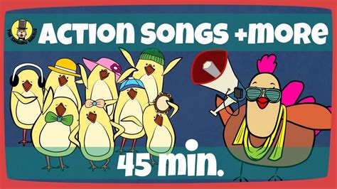 Kids Actions Songs | Kids Song Compilation | The Singing Walrus | Kids ...