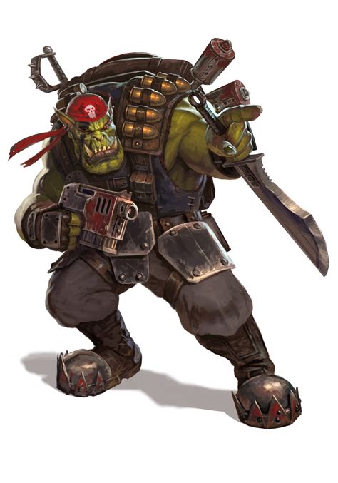 Warhammer 40k - Ork Klan Kommando - Artwork : DiegoGisbertLlorens ...