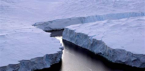 When an Antarctic iceberg the size of a country breaks away, what ...