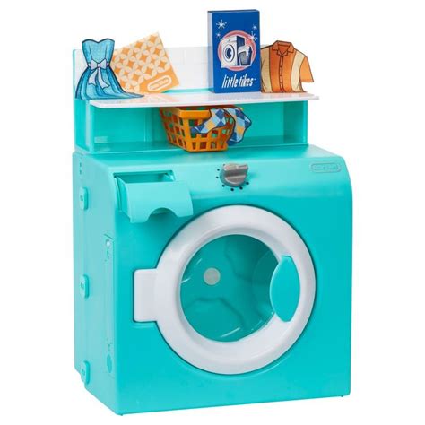 Little Tikes Retro ‘50s Inspired Washer Dryer Realistic Pretend Play ...