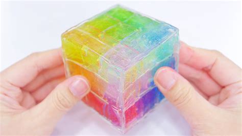 【DIY】Make viral nano tapes bubbles How to make Gradation Cube Squishy🔷 ...