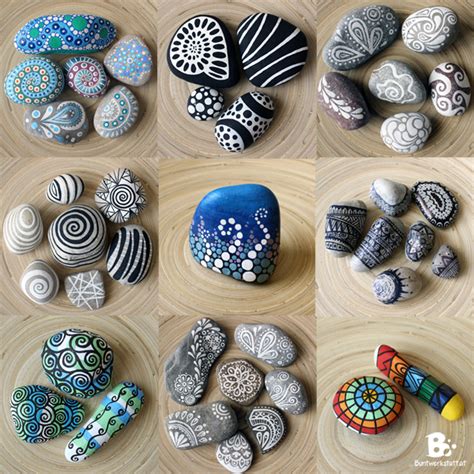 Painted Rocks - Art Therapy | colorful crafts