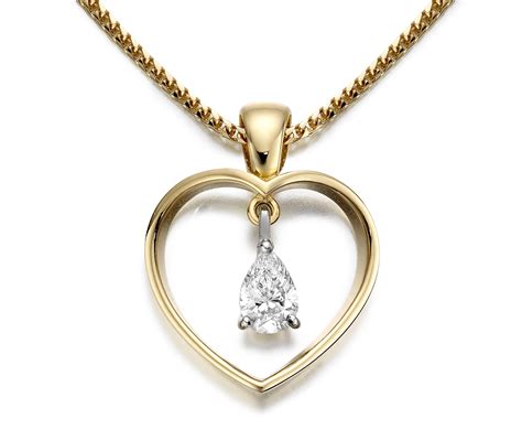 Heart-shape Diamond Pendant - Franses Jewellers Bournemouth