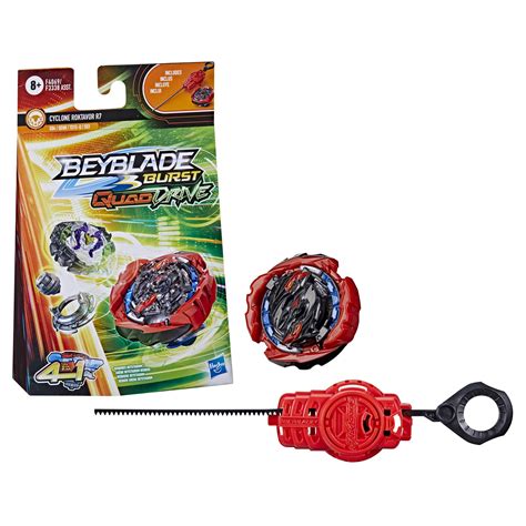 Buy BEYBLADE Burst QuadDrive Cyclone Roktavor R7 Spinning Top Starter ...