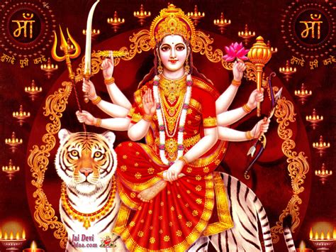 HD Durga Maa Wallpapers - WallpaperSafari