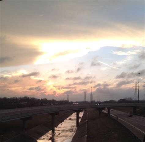 Sun setting over the highway Highway, Clouds, Celestial, Sunset ...