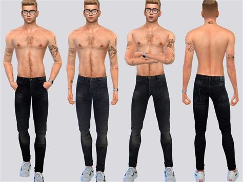 Sims 4 black clothing cc for males - cavejes