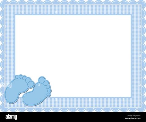 Baby Gingham Frame-Gingham patterned frame with scalloped border ...