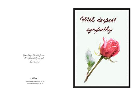 Printable Sympathy Card