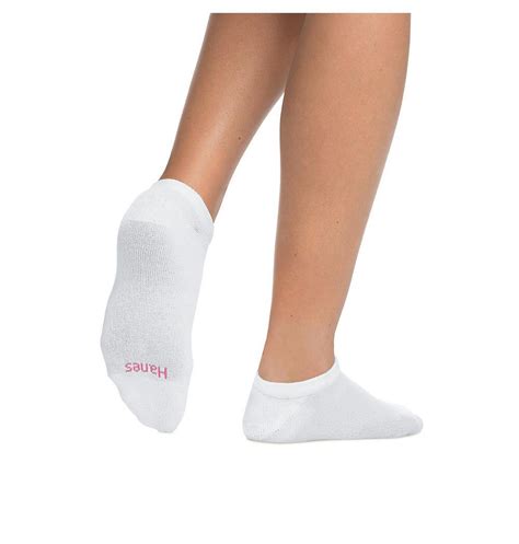 Hanes Women's ComfortSoft Low Cut Socks 3-Pack - SpicyLegs.com