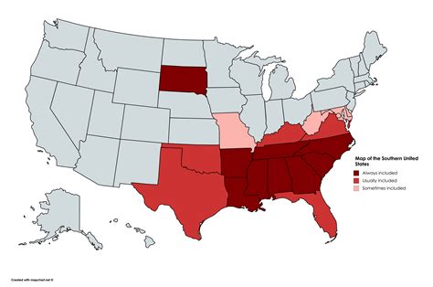 Definitions of the Southern United States : r/mapporncirclejerk