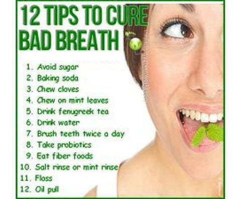 Pin by Leslie Aragon on fit_diet | Bad breath cure, Prevent bad breath ...