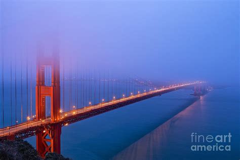 Foggy Golden Gate Bridge Photograph by Mel Ashar - Fine Art America